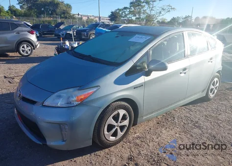 2014 Toyota Prius Two из США, поврежденный, VIN JTDKN3DUXE1854942